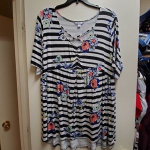 S/S babydoll tunic
